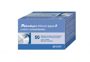 Masque en non-tissé avec élastiques, 3 plis, Taille Enfant 6-14 ans (boîte de 50)