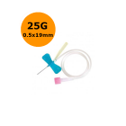 Microperfuseurs à ailettes SURFLO Sécurisés, 25G, 0.5mm x 19mm, Orange, la boîte de 50