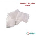 Compresses non stériles en non tissé 40 gr 4 plis 5 cm x 5 cm sachet de 100 compresses