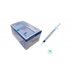 Seringue 3 Corps Tuberculine 1ml sans aiguille TERUMO, boîte de 100
