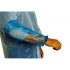 Manchettes longues Bleues transparentes