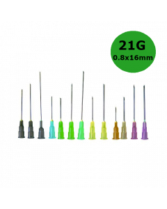 Aiguilles Microlance BD 21G 0,80x16mm Vert , boîte de 100