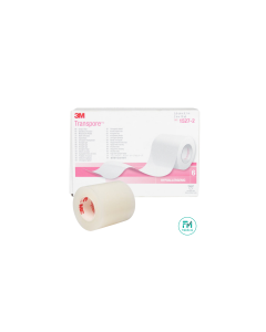 Transpore sans dévidoir 3M 5 cm x 9.14 m la boite de 6