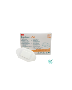Tegaderm+pad transparent stérile avec compresse absorbante 5x7cm par boite de 50