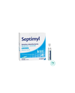 Chlorhexidine aqueuse 0,5% en unidose 5ml Septimyl Gilbert, Boîte de 10