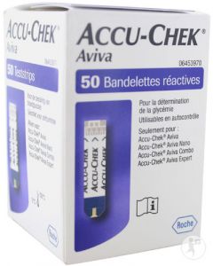 Accu-Chek Aviva Bandelettes Réactives boite de 50