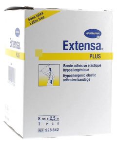 Bande adhésive élastique EXTENSA+ Hartmann, 8cm x 2.5m