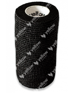 vue Bande cohésive élastique NOIRE