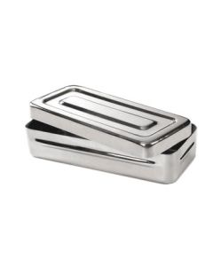 Boite en métal inox pour la stérilisation