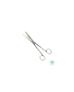 Ciseaux droits bouts mousse 14cm, l'unité