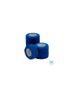 Bande de contention cohésive élastique Coban 3M Couleur Bleue 5 cm x 450 cm