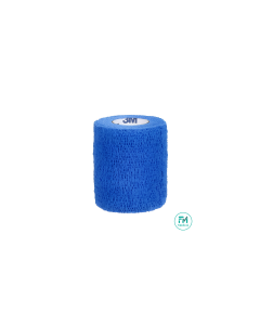 Bande de contention cohésive élastique Coban 3M Couleur Bleue 7.5 cm x 450 cm