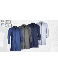 Blouse bleu clair PARTNER, 100% coton, Taille M
