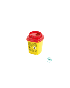 Container, collecteur d'aiguilles 2L DASRI AP 14,5 x 14,5 x 19,3 cm