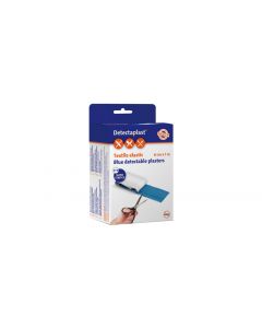 Pansement détectable Elastic bleu tissé en rouleau de 6cmx1M