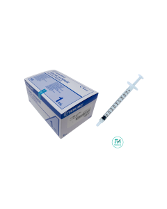 Seringue 3 Corps Tuberculine 1ml sans aiguille TERUMO, boîte de 100