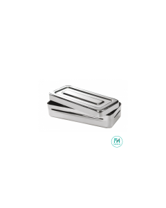 Boite en métal inox pour la stérilisation