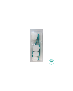 set de pansement N° 6, 1 pince + 4 tampons dans un blister en 2 alvéoles