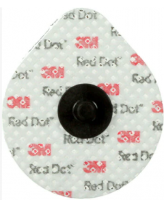 Electrodes 3M Red Dot - gel solide - Enfant.Pédiatrie/Néonatalogie Ø 3.2 cm.Multi-extensible, Carton de 600
