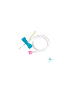 Microperfuseur à ailettes SURFLO, 23G - 19mm, Bleu, tubulure 30cm, boîte de 50