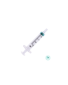 Vue Seringues BD Emerald 3 corps 2ml sans aiguilles, boîte de 100