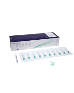 Seringue 3 pièces 10ml BD Emerald