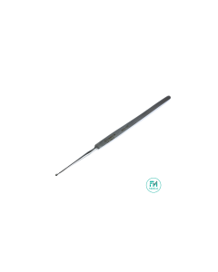 Curette fine dermatologique pleine en inox