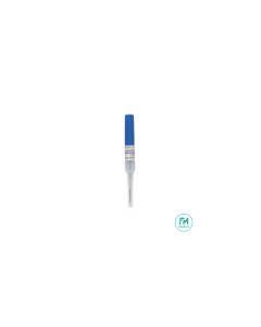Cathéter IV non sécurisé sans ailettes 22G 0,85mm x 25mm Bleu SURFLO Terumo, la boîte de 50