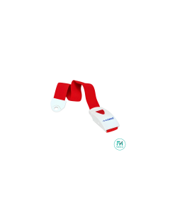Garrot rouge avec clip adulte