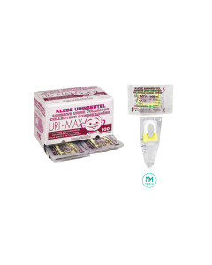 URI-MAX, Poches de recueil urinaire pédiatrique 100 ml stériles, mixte, sans écoulement, Boite distributrice de 100