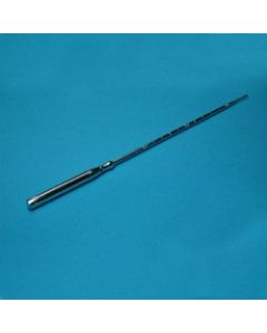 Hystéromètre en inox avec curseur, 25 cm, L'unité