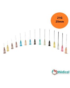 Aiguilles 21Gx1 0,8x25mm vert boite de 100