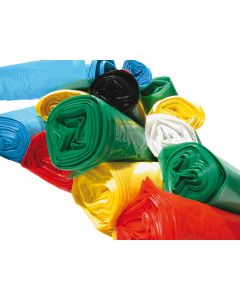 Sacs à déchets blancs 10L, BD 25 microns, le carton de 1000