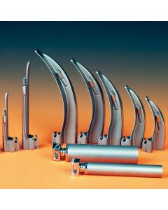 Lame de laryngoscope avec lumière conventionnelle MILLER Droite N°0 en Inox réutilisable