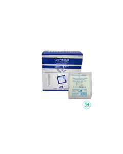 Compresses de Gaze stérile 10 cm x 10 cm Boîte de 50 sachets de 2
