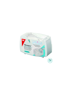 Micropore avec dévidoir hermétique blanc 1530P-1D - 2,5cmx9,14m