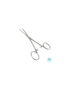 Pince kocher droite avec griffes en inox 16 cm