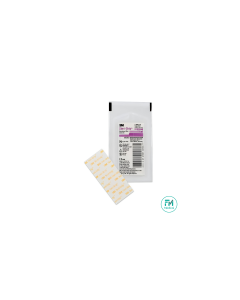 Steri-strip support microporeux renforcé Violet 75 mm x 3mm, La pochette de 5 sutures