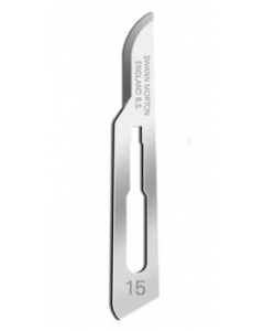 Lames stériles standard N°15 SWANN-MORTON, boîte de 100