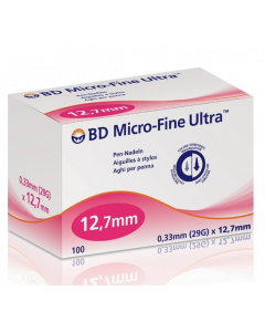 MICRO-FINE ULTRA™ aiguilles stériles 0,33 x 12,7 mm , pour stylos injecteurs : Boîtes de 100.