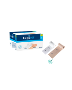 URGO K2 LATEX FREE, système de compression veineuse bi-bandes 18 x 25 cm (/10 cm)