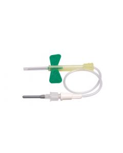 Unité de prélèvement à Ailettes sécurisé BD Vacutainer Safety-Lok, 21G 19mm, Vert, Tubulure (178mm), boîte de 50